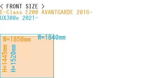 #E-Class E200 AVANTGARDE 2016- + UX300e 2021-